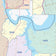 Grayson County, TX Colorcast Style Wall Map