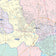 Gregg County, TX Colorcast Style Wall Map