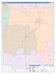 Hale County, TX Colorcast Style Wall Map