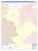 Hall County, TX Colorcast Style Wall Map