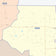Hall County, TX Colorcast Style Wall Map