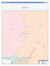 Hansford County, TX Colorcast Style Wall Map