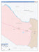 Hardeman County, TX Colorcast Style Wall Map