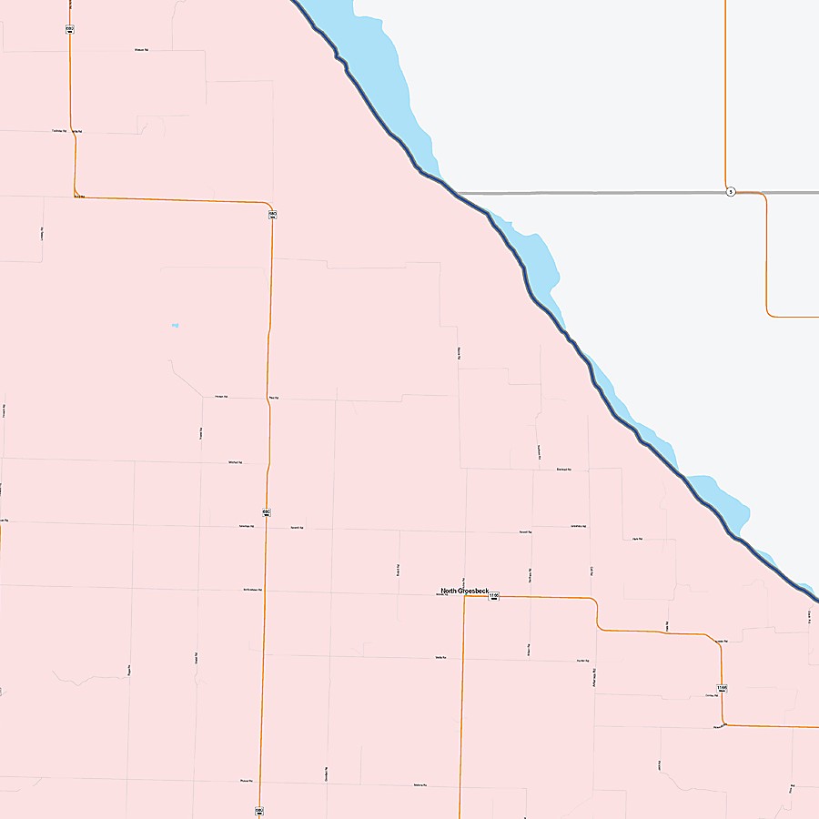 Hardeman County, TX Colorcast Style Wall Map