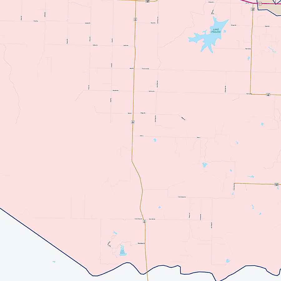 Hardeman County, TX Colorcast Style Wall Map
