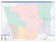 Hardin County, TX Colorcast Style Wall Map