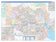 Harris County, TX Colorcast Style Wall Map