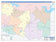 Harrison County, TX Colorcast Style Wall Map
