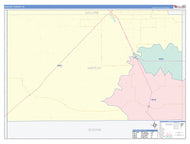 Hartley County, TX Colorcast Style Wall Map