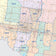 Hidalgo County, TX Colorcast Style Wall Map