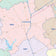 Hill County, TX Colorcast Style Wall Map