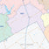 Hill County, TX Colorcast Style Wall Map