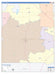 Hockley County, TX Colorcast Style Wall Map