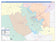 Hood County, TX Colorcast Style Wall Map