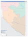 Hudspeth County, TX Colorcast Style Wall Map