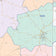 Hunt County, TX Colorcast Style Wall Map