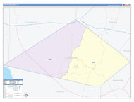 Jeff Davis County, TX Colorcast Style Wall Map