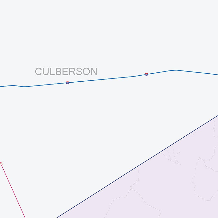 Jeff Davis County, TX Colorcast Style Wall Map
