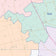 Jones County, TX Colorcast Style Wall Map