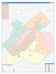 Karnes County, TX Colorcast Style Wall Map