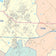 Kaufman County, TX Colorcast Style Wall Map