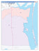 Kenedy County, TX Colorcast Style Wall Map