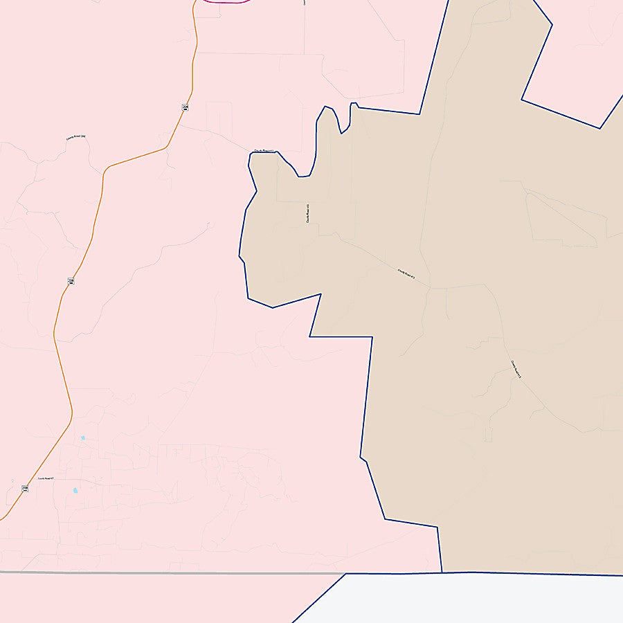 Kent County, TX Colorcast Style Wall Map