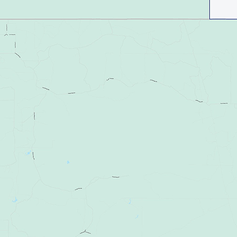 King County, TX Colorcast Style Wall Map