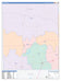 Knox County, TX Colorcast Style Wall Map