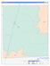 La Salle County, TX Colorcast Style Wall Map