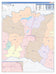 Lamar County, TX Colorcast Style Wall Map