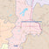 Lamar County, TX Colorcast Style Wall Map