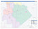 Lavaca County, TX Colorcast Style Wall Map