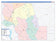 Liberty County, TX Colorcast Style Wall Map