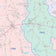 Liberty County, TX Colorcast Style Wall Map