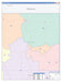 Lipscomb County, TX Colorcast Style Wall Map