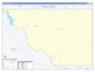 Loving County, TX Colorcast Style Wall Map