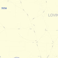 Loving County, TX Colorcast Style Wall Map