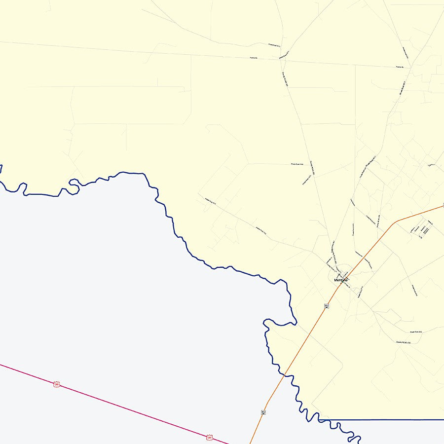 Loving County, TX Colorcast Style Wall Map