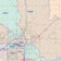 Lubbock County, TX Colorcast Style Wall Map