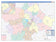 McLennan County, TX Colorcast Style Wall Map