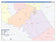 Mills County, TX Colorcast Style Wall Map