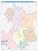 Morris County, TX Colorcast Style Wall Map