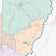 Newton County, TX Colorcast Style Wall Map