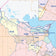 Nueces County, TX Colorcast Style Wall Map
