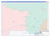 Oldham County, TX Colorcast Style Wall Map