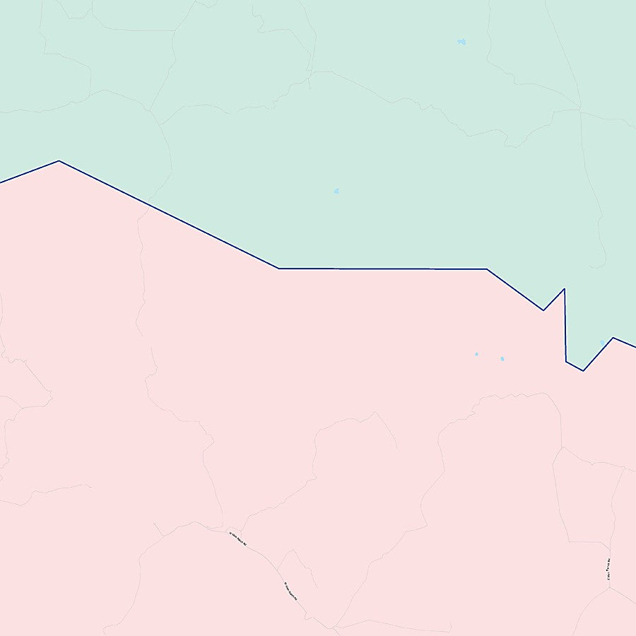 Oldham County, TX Colorcast Style Wall Map