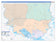 Orange County, TX Colorcast Style Wall Map
