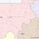 Palo Pinto County, TX Colorcast Style Wall Map