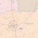 Panola County, TX Colorcast Style Wall Map